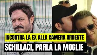 Schillaci la moglie trova la ex alla camera ardente le sue parole [upl. by Amsab]