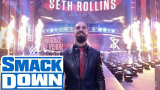 Seth Rollins Returns with “Redesign Rebuild Reclaim” Theme Song on SmackDown February 12 2021 [upl. by Joyann]