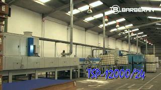 Lacquering line 2400 mm width [upl. by Atirma]