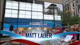 NBC News  TODAY Show Open Special Edition 09062012 [upl. by Werner]