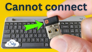 How to fix Logitech K580 USB Receiver connection using Logitech Unifying Software [upl. by Vanny932]