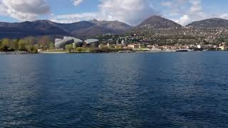 9 Pallanza Centro Eventi Il Maggiore Lago Maggiore View from the boat [upl. by Aitsirt249]