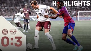 Defeat at Kane debut  FC Bayern  RB Leipzig 03  Supercup Highlights [upl. by Griffiths]