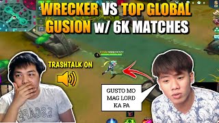 WRECKER vs TOP GLOBAL GUSION w 6K MATCHES►WRECKER VS JUNGKUUK [upl. by Nolla666]