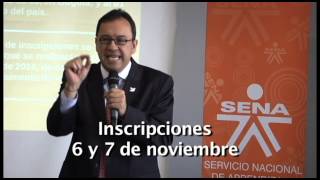 Convocatorias SENA noviembre 6 y 7 [upl. by Lehcsreh]