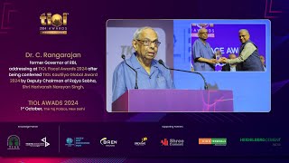 Dr C Rangarajan at TIOL Fiscal Awards 2024 [upl. by Seyah]