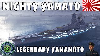 Japanese Battleships Yamato World of Warships Wows IJN BB Gameplay [upl. by Swaine]