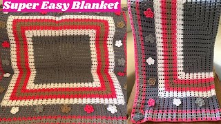 Easiest Crochet Baby Blanket Tutorial Receiving Blanket [upl. by Ennazus427]