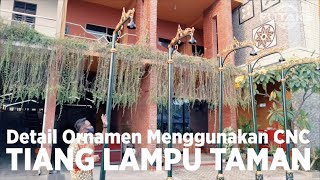 Tiang lampu lengkung tunggal yang cocok untuk lampu taman dan pedestrian  Hub 082229992299 [upl. by Tarton150]