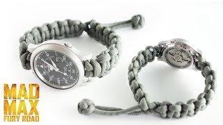 How to Make a Mad Max Paracord Watch Strap Tutorial [upl. by Hannahs]