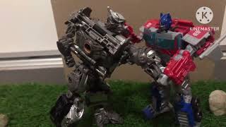 Optimus Prime VS Galvatron Test [upl. by Pennington279]