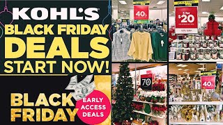 Kohls BEST Black Friday DEALS EVER Prices for ALL BUDGETS Christmas presentsShop With Me [upl. by Ahsiena]