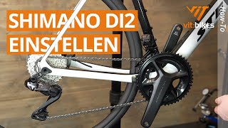 Elektronische Schaltung einstellen 🔧😖❓ So stellst du deine Shimano DI2 Schaltung ein [upl. by Bernice530]