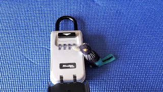 207 How to recover a Master Lock Lockbox combination passcode [upl. by Wilmott]