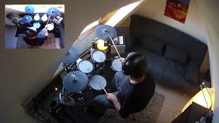 quotLazy Poker Bluesquot STATUS QUO DRUM COVER [upl. by Ailices]