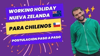 ✈️ Working Holiday Nueva Zelanda para Chilenos  PASO a PASO [upl. by Odille]