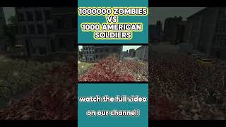 1000 Soldiers Defend the CITY From 1 Million Zombies  UEBS 2 [upl. by Inalak]