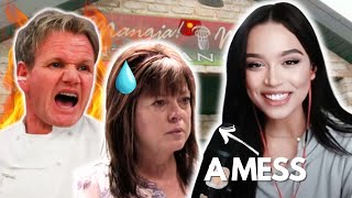 Dana Reacts To Kitchen Nightmares quotGORDON RAMSAY Visits MANGIA MANGIAquot Part 1 [upl. by Analart]