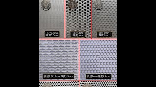 1998 machine making perforated stainless punch plateperforatedmetal perforatedsheet steel sheets [upl. by Livvi292]