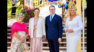 Royals attend National Day Sweden 2024 In Nykvarn royalty [upl. by Poler]