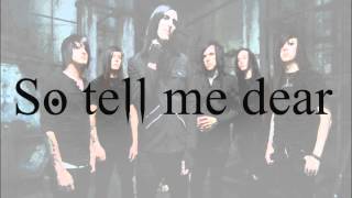 Ghost In The Mirror By Motionless In White Lyrics Video HD [upl. by Erma739]