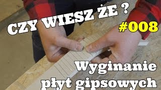 Fale i łuki z płyt kartonowo  gipsowych [upl. by Larrad]