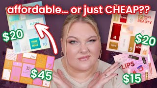 I tried the cheapest beauty advent calendars and [upl. by Faro]