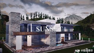 LifeAfter Manor Design  Double Manor  Sunset [upl. by Bernardina]