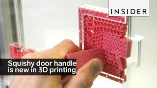 Squishy Door Handle Is A Breakthrough In 3D Printing [upl. by Standish]