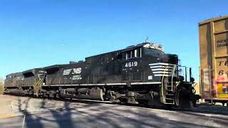 NS 1090 Leads NS 4619 NS 4348 Passing Through in Berryville VA [upl. by Aneej820]