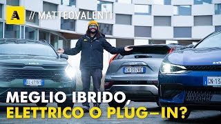 Meglio IBRIDO ELETTRICO o PLUGIN Kia SPORTAGE vs EV6 vs NIRO  PROVA STRUMENTALE [upl. by Eimam]