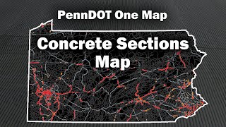 Viewing Map of Concrete Sections in Pennsylvania Using PennDOT One Map [upl. by Keeley]