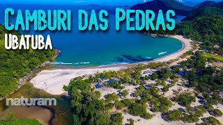 Praia de Camburi das Pedras Ubatuba na divisa com Paraty está a vila caiçara de Camburi das Pedras [upl. by Fatsug]