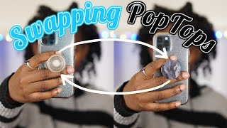 How To Swap PopTop On Otter  Pop Stardust Case For iPhone 12 Pro  Olivia Henry [upl. by Bubalo438]