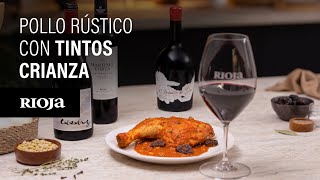 Pollo rústico con ciruelas  Video Maridajes Rioja [upl. by Yboc]