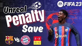 FIFA 33 THRILLER 🔥 FC Barcelona vs Bayern Munich  INSANE 54 Penalty Shootout  FIFA 23 Gameplay [upl. by Adele]