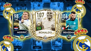 2 BILLION REAL MADRID SQUAD BUILDER WITH ICONS  FIFA MOBILE 22 REAL MADRID SQUAD [upl. by Ahsiekel]