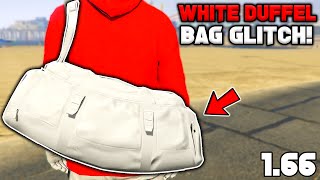 How To Get The White Duffel Bag Glitch In Gta 5 Online 167 [upl. by Brenton]