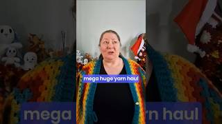 YARN MEGA HAUL 😲🧶💗 crochet knit yarn craft yarnhaul diy viral shorts fyp [upl. by Nospmoht650]