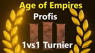 Age of Empires III Turnier Livestream 2  Profis Rang 23 DeutschLive Commentary [upl. by Nanci]