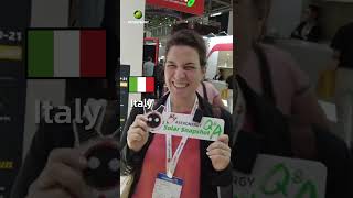 Tour Around Intersolar Europe in Munich with YOYO  How to pronounce Astronergy shorts astronergy [upl. by Pentha]