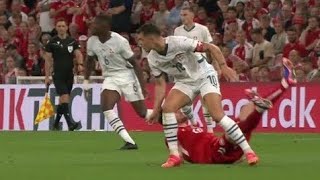 Granit Xhaka Red Card ♦️ Denmark vs Switzerland 20 All Goals and Extended Highlights [upl. by Ahsinirt]