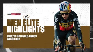 Men Elite Highlights  RD 12 Zonhoven BEL  202223 UCI CX World Cup [upl. by Ydnir]