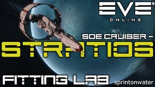 EVE Online Fitting Lab  The Stratios SOE Cruiser [upl. by Blondelle421]