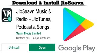 How to Download and Install Jio Saavn Music on Android device  Download JioSaavn app  Techno Logic [upl. by Armahs]