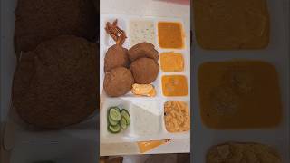 Navratri thali from bikanervala food navratri navratrispecial foodchallenge navratrispecial [upl. by Nalniuq]