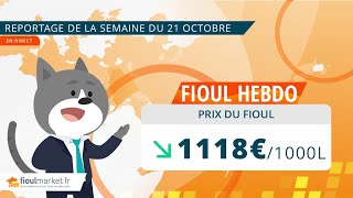 Prix ​​du fioul domestique  semaine du 21 octobre 2024 [upl. by Ardnekahs432]