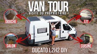 VAN TOUR de notre FIAT DUCATO L2H2 🚐 VASP 5 avec une VRAIE DOUCHE [upl. by Abrahams]