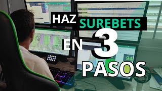 Surebets en 3 Pasos ¿ Cómo hacer surebets   Canal Robinsure [upl. by Htessil]