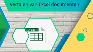 Vertalen van Excel documenten [upl. by Kam245]